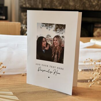 Personalised Photo Card For All Occasions, Custom Picture Greeting Card, 2 of 3