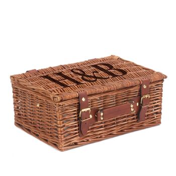 Personalised Classic Picnic Basket, 4 of 5
