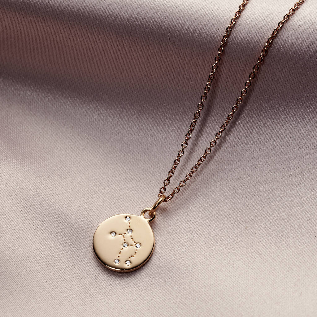 Personalised Zodiac Necklace By Posh Totty Designs Notonthehighstreet Com