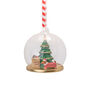 Personalised Santa Paws Christmas Bauble, thumbnail 4 of 5