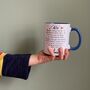 'Best Dad' Verse Mug Cup Fathers Day Birthday Gift, thumbnail 2 of 6