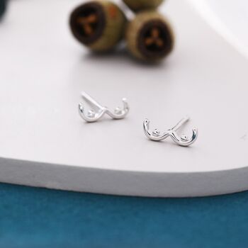 Sterling Silver Boob Breast Stud Earrings, 2 of 12