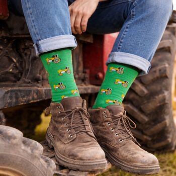 Fathers Day Bamboo Socks With Personalised Label Sleeve, 6 of 11