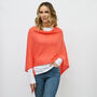 Lucy Four Way Cashmere Poncho, thumbnail 9 of 12