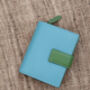 Personalised Mutlicolour Turquoise Small Leather Purse, thumbnail 3 of 10