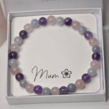 Happy Mother's Day Crystal Bracelet Gift For Her, 6 of 6