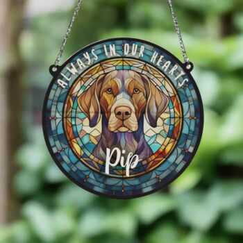 German Shorthaired Pointer Memorial Suncatcher, 6 of 6