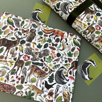 Woodland Animals Wrapping Paper, 4 of 8