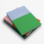 Hardback Notebook Personalised Name Colour Block Design, thumbnail 2 of 7