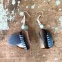 Blue Feather Earrings 'Jay', thumbnail 1 of 7