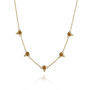 Gemstone Cleopatra Necklace Gold Plated Sterling Silver, thumbnail 4 of 12