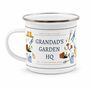 Personalised Garden Hq Enamel Mug, thumbnail 6 of 6