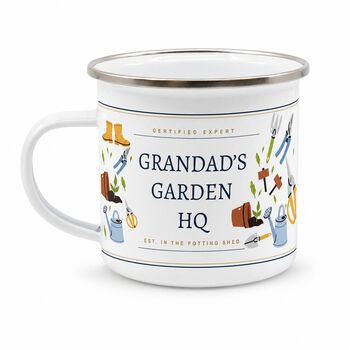 Personalised Garden Hq Enamel Mug, 6 of 6