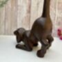 Dog Shaped Metal Kitchen Roll Holder Free Standing Gift, thumbnail 2 of 10