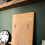 Five Year Solid Oak Anniversary Plaque, thumbnail 4 of 6
