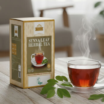 Ausha Organic Senna Tea 40 Bags Laxative Tea For Constipation Relief UK Certified Organic By Soil Association, 11 of 12