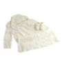 Hand Knitted White Christening Dress, thumbnail 2 of 3