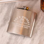 Personalised Whiskey Hip Flask Gift For Dad, thumbnail 2 of 4