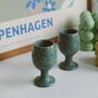 Jerf Green Marble Ceramic Egg Cup, thumbnail 3 of 4