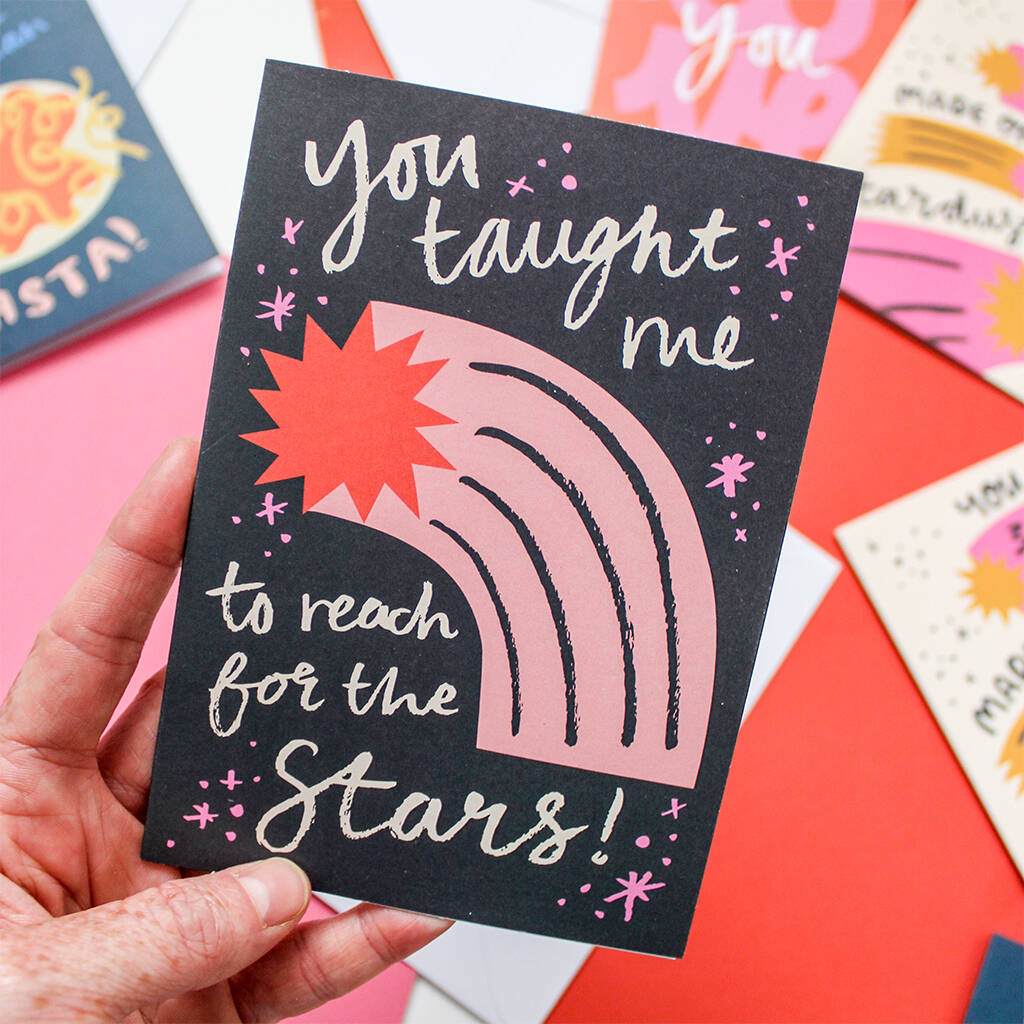 Reach For The Stars Greetings Card, 1 of 2