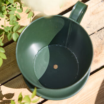 Personalised Green Teacup Planter, 4 of 5