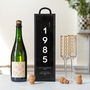 Personalised Birthday Wine Box And Cork Collector | Custom Birthday Gift, thumbnail 5 of 8