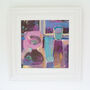 Framed Art Still Life Painting Purple Light, thumbnail 1 of 4