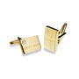 Best Man Rhodium, Gold Or Rose Gold Plated Cufflinks, thumbnail 3 of 12