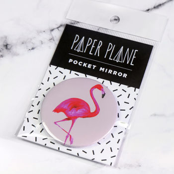 Flamingo Pocket Mirror, 6 of 9
