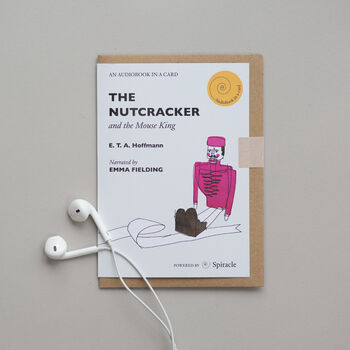 The Nutcracker Audiobook Card Christmas Gift Book Lover, 4 of 12