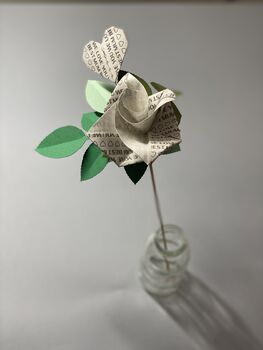 Fold Your Own Rose With A Personalised Message, 3 of 5