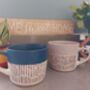 Ceramic Dipped Dash Coffee Mug, thumbnail 1 of 5