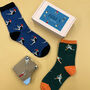 Personalised Women's Workout Three Pairs Socks In A Box, thumbnail 3 of 8