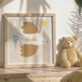 Personalised Name Paper Wings Children's Print, 2 of 3