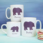 Personalised Family Polar Bear Mugs, thumbnail 1 of 3