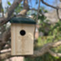 Personalised Wooden Memorial Robin Nesting Bird Box, thumbnail 1 of 2