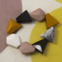 Chunky Geometric Triangle Resin Bracelet, thumbnail 4 of 4
