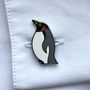 Emperor Penguin Cufflinks, thumbnail 2 of 6