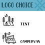 Personalised Happy Camper Enamel Camping Mug, thumbnail 6 of 9