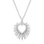 Cher Starburst Heart Pendant Necklace, thumbnail 10 of 11