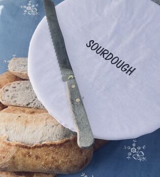 Individual Sourdough Reusable Cotton Bowl Cover, 6 of 6