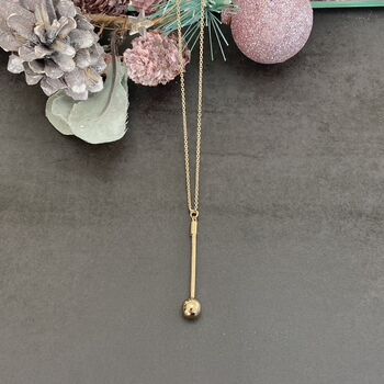 Fine Long Pendulum Necklace, 3 of 6