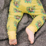 Organic Sloth Baby Leggings, thumbnail 5 of 6