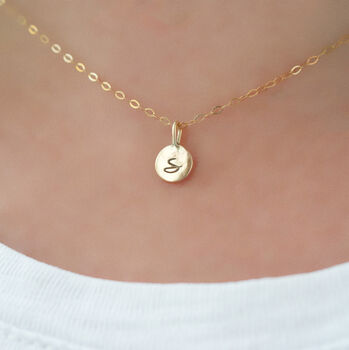 9ct Solid Gold Personalised Necklace, 2 of 2