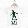 Sas Santa's Air Service Kids Christmas T Shirt, thumbnail 1 of 2