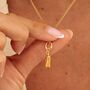18ct Gold Running Trainer Charm Necklace, thumbnail 2 of 7
