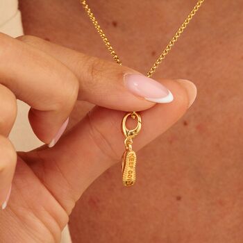 18ct Gold Running Trainer Charm Necklace, 2 of 7