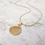 18k Gold Vermeil Plated Personalised Pendant Necklace, thumbnail 2 of 6