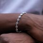 Gold Mariner Link Anchor Chain Bracelet For Men, thumbnail 4 of 12