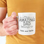 Personalised This Amazing Dad Daddy Belongs To Mug, thumbnail 1 of 2